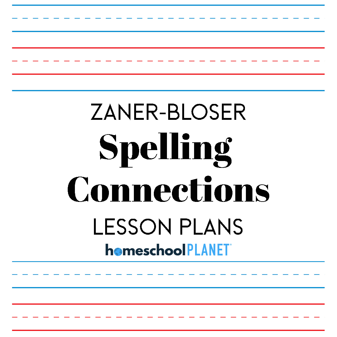 Zaner-Bloser-Spelling - Homeschool Planet Zaner-Bloser Spelling Connections cover image