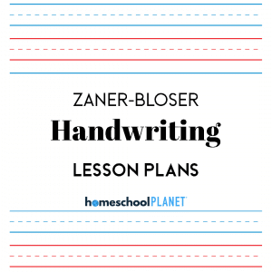 Homeschool Planet Zaner-Bloser Handwriting lesson plans button