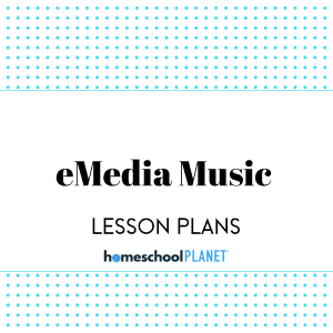 Emedia Music lesson plan button for Homeschool Planet